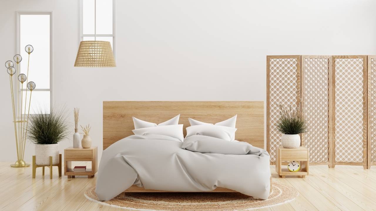 Decoração Escandinava Relaxante com Foco na Luz Natural e Cortinas de Linho - detalhe