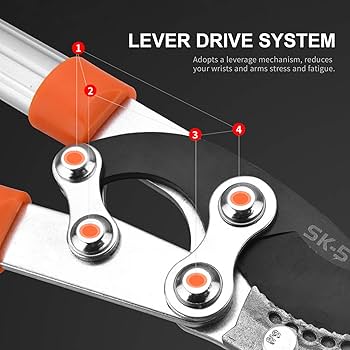Tesoura de Poda Tipo Bigorna para Limpeza Eficiente de Galhos Secos - ideia