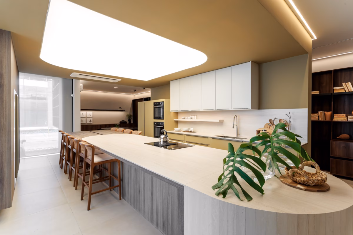 Integração e Fluidez com Estilo Minimalista - inspiração