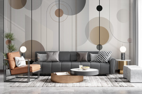 Geometria Moderna na Sala: Estilo e Praticidade ao Alcance da Mão - ideia