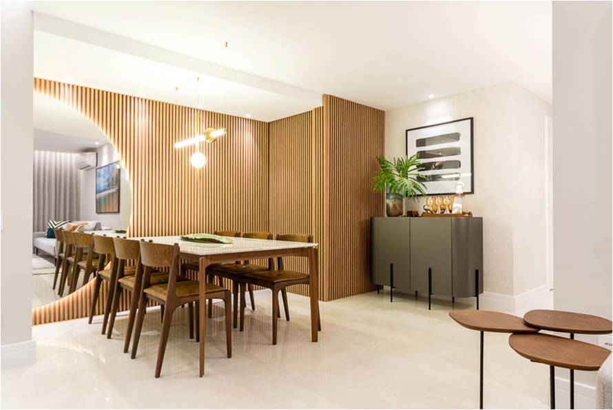 Painel Ripado Rústico com Madeira de Demolição: Charme e Sustentabilidade - ideia