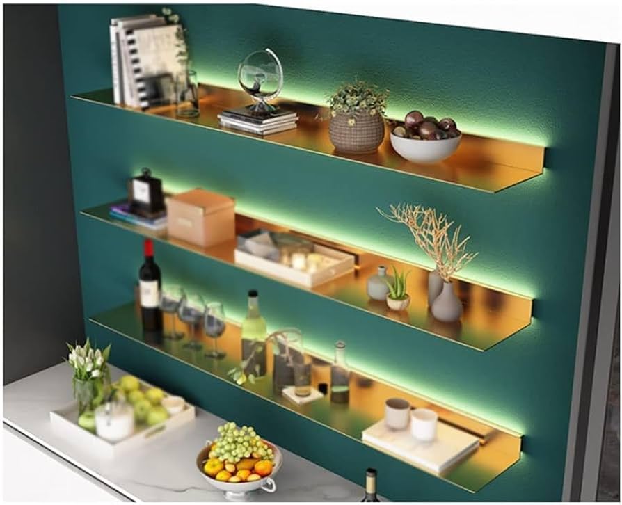 Temperos em Destaque: Prateleira com Iluminação LED - detalhe