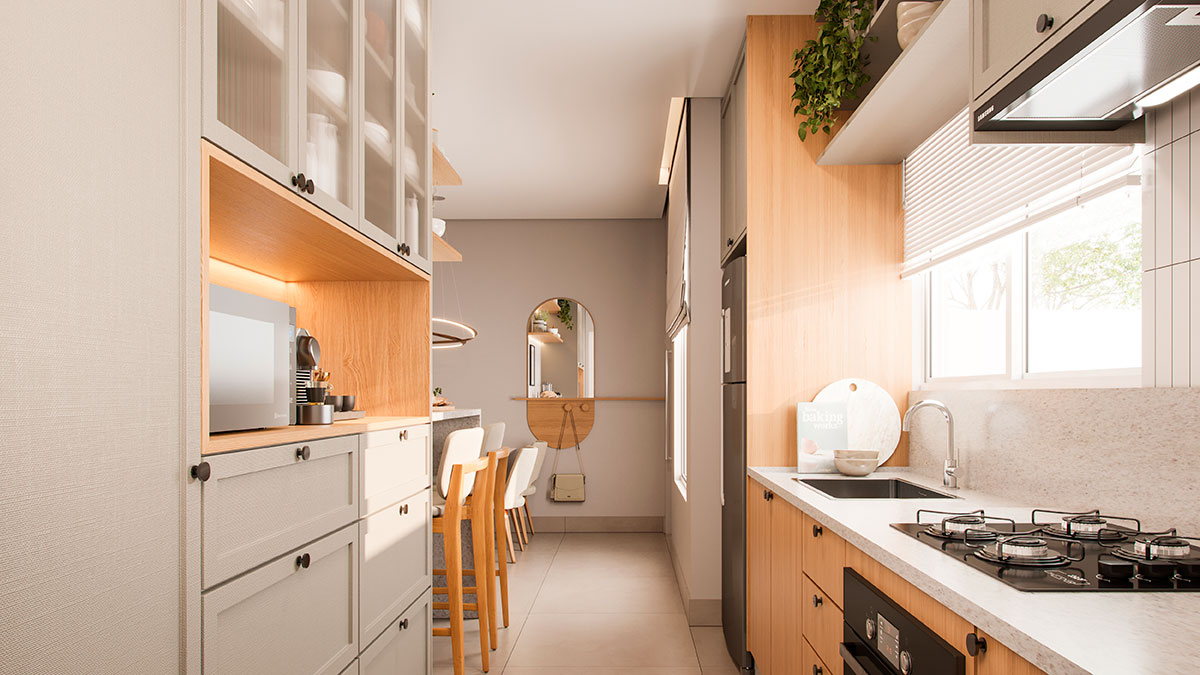 Microcozinha Multifuncional: Tudo em Seu Devido Lugar! - detalhe