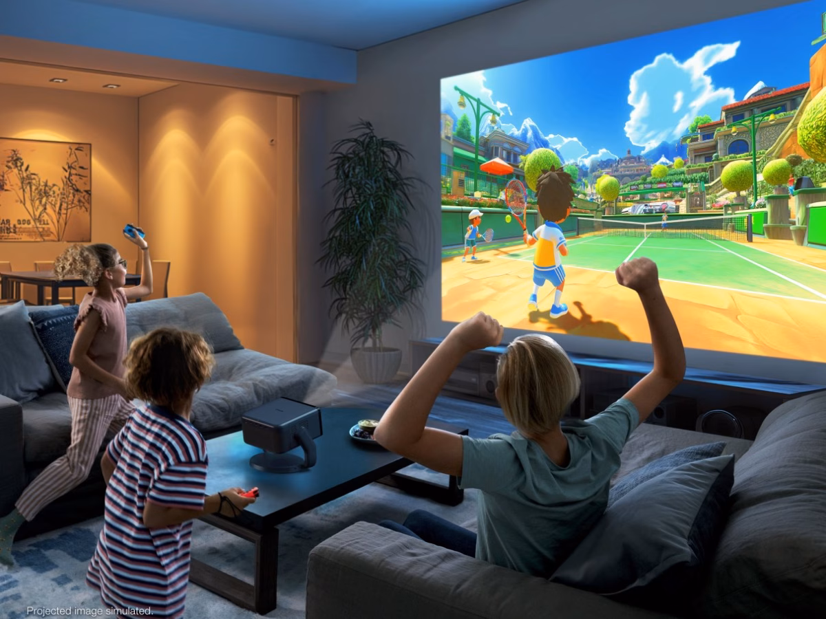 Tela Suspensa Minimalista: Discreta e Elegante Quando Não Está em Uso - detalhe