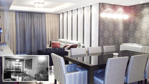 Com Parede Texturizada e Iluminação Indireta: Aconchego Moderno - ideia