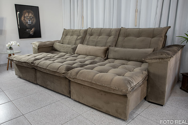 Com Detalhes em Capitonê: Um Toque Clássico e Sofisticado - detalhe