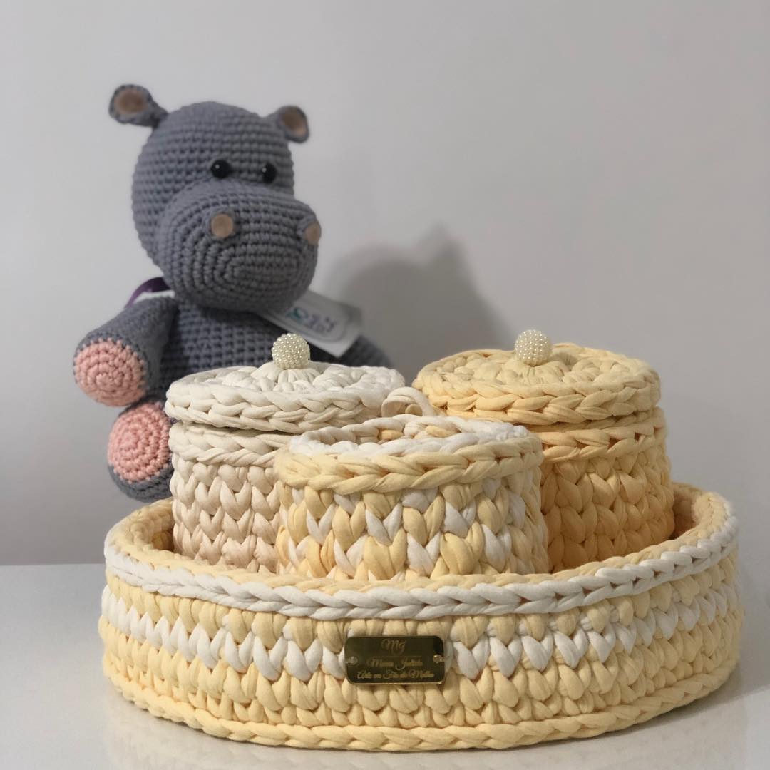 Cestas de Vime e Crochê: Toque Artesanal e Aconchegante - inspiração