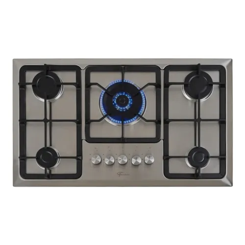 Com Acabamento em Aço Inox Escovado e Minimalista - detalhe