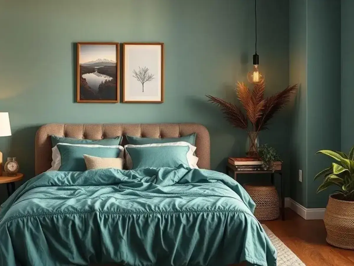 Luz Indireta e Cores Quentes: Um Ambiente Acolhedor e Relaxante - ideia