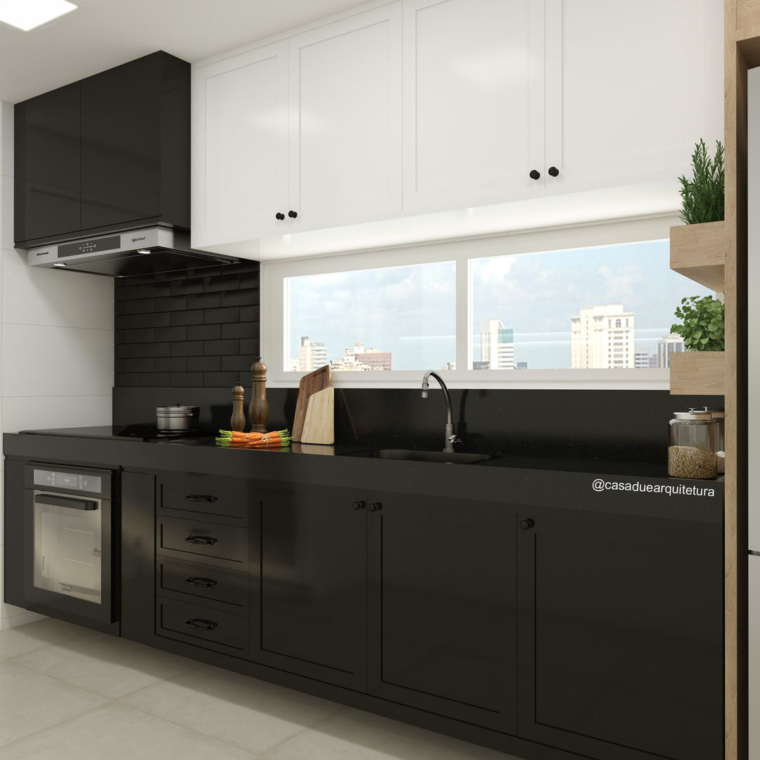 Cozinha Aconchegante com Revestimento Metrô - ideia