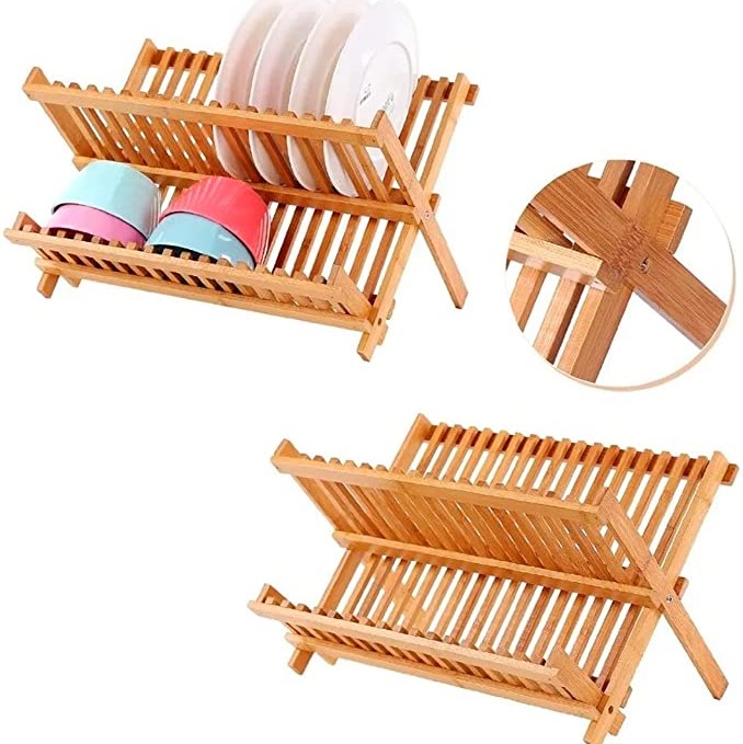 Escorredor de Bambu e Cores Vibrantes: Alegria na Decoração - ideia