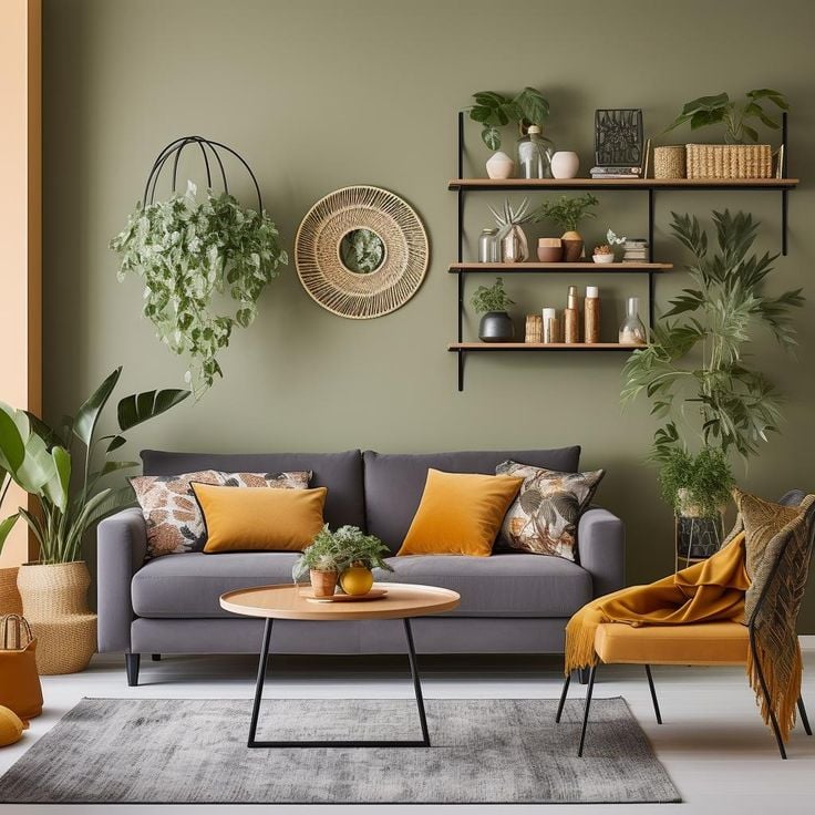 Prateleiras Vivas: Integrando Plantas e Livros Para um Refúgio Aconchegante - inspiração