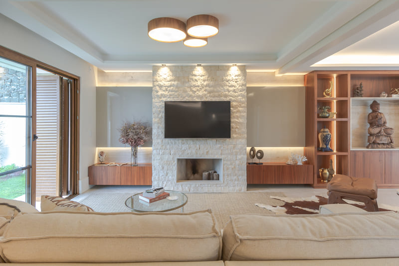 Plafon Bicolor: Um Toque de Cor e Alegria Sem Complicações - inspiração