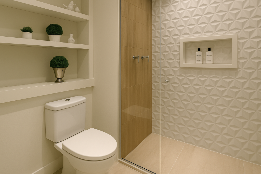 Com Revestimento 3D: Volume e Design - ideia