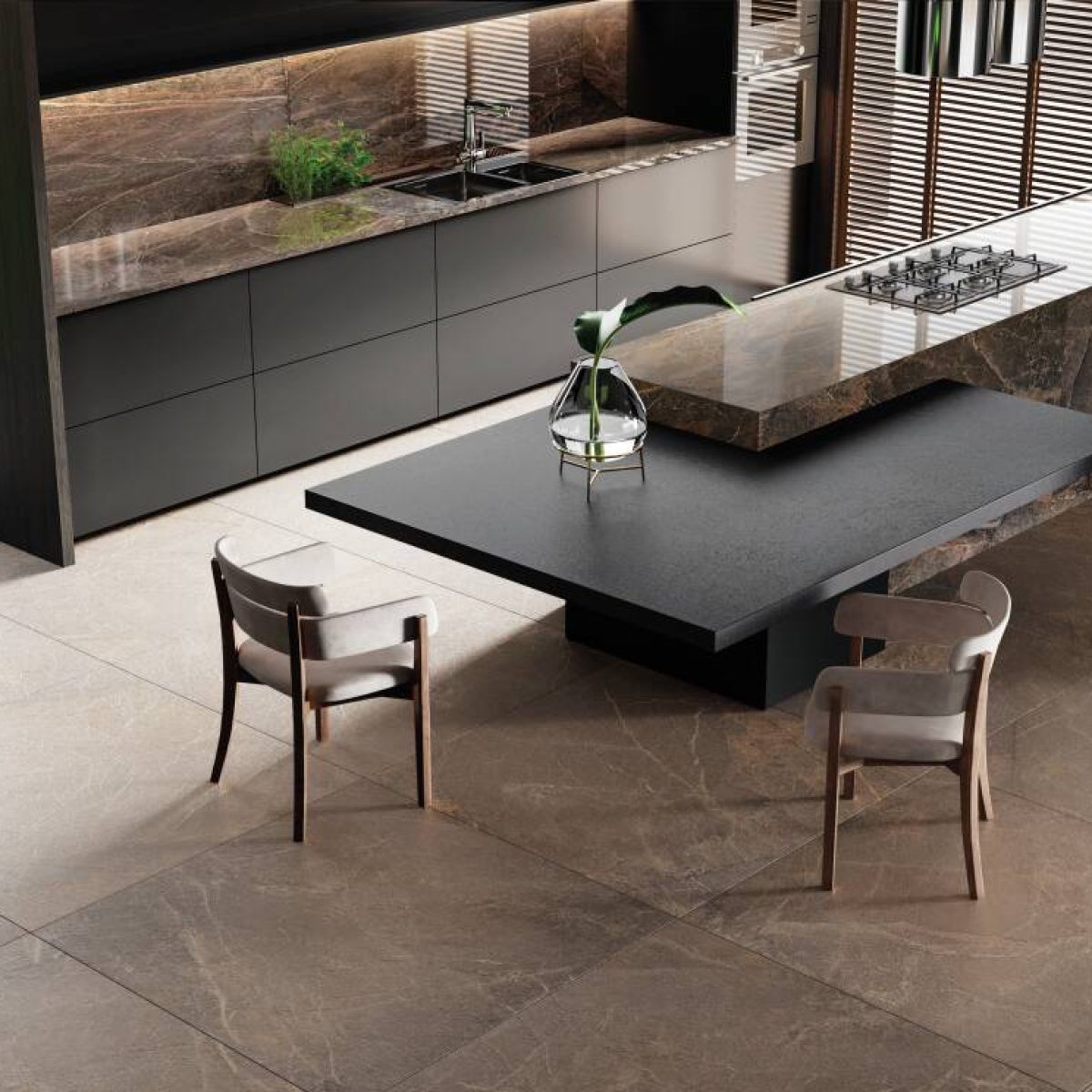 Minimalismo Aconchegante: Revestimento Cimentício e Toques Naturais - ideia