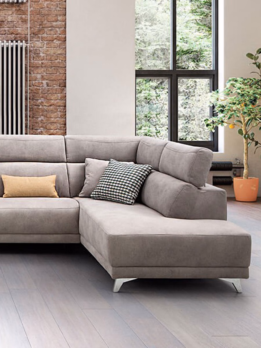 Sofá Modular com Chaise Longue: Relaxamento com Estilo - inspiração