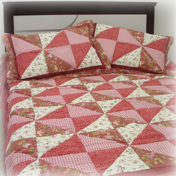 Travesseiros em Patchwork: Uma Colcha de Retalhos Aconchegante - detalhe