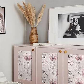 Adesivo com Estampa Floral para um banheiro delicado - ideia