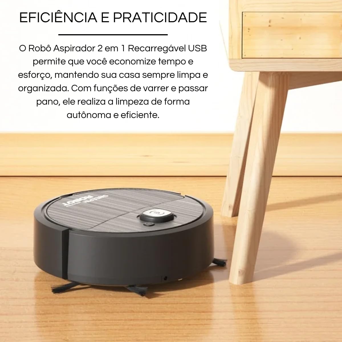 Cantinho Inteligente com Robô e Cestos Organizadores - detalhe