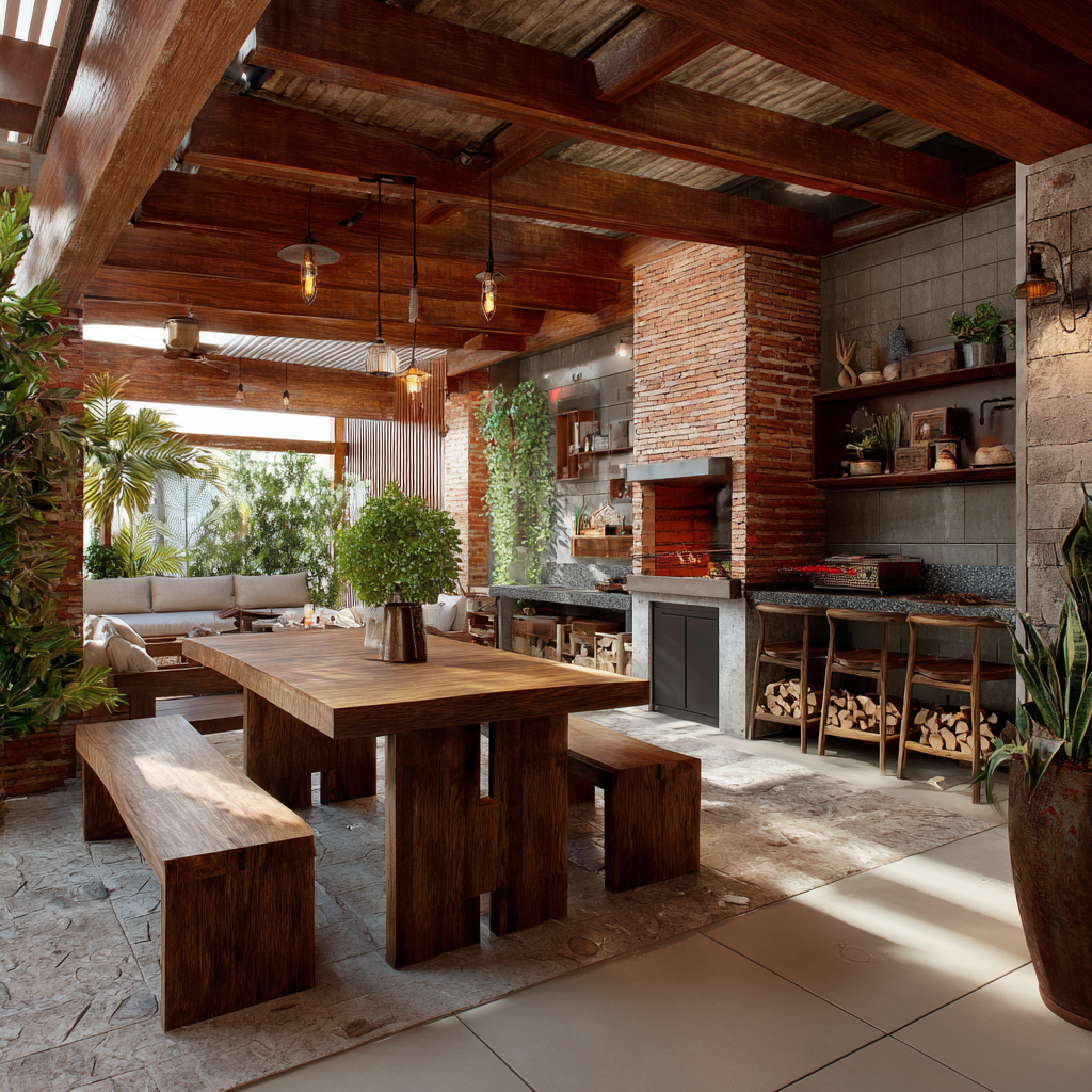 Com Detalhes em Madeira: Aconchego e Sofisticação - ideia