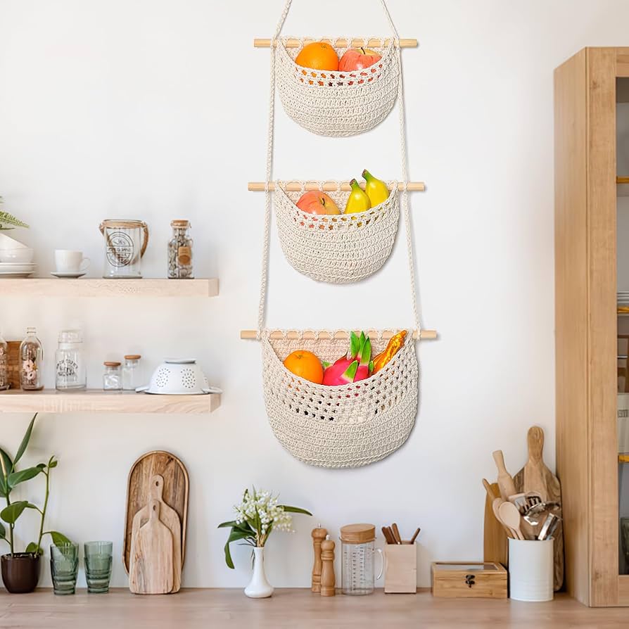 Cestas de Vime e Crochê: Toque Artesanal e Aconchegante - detalhe