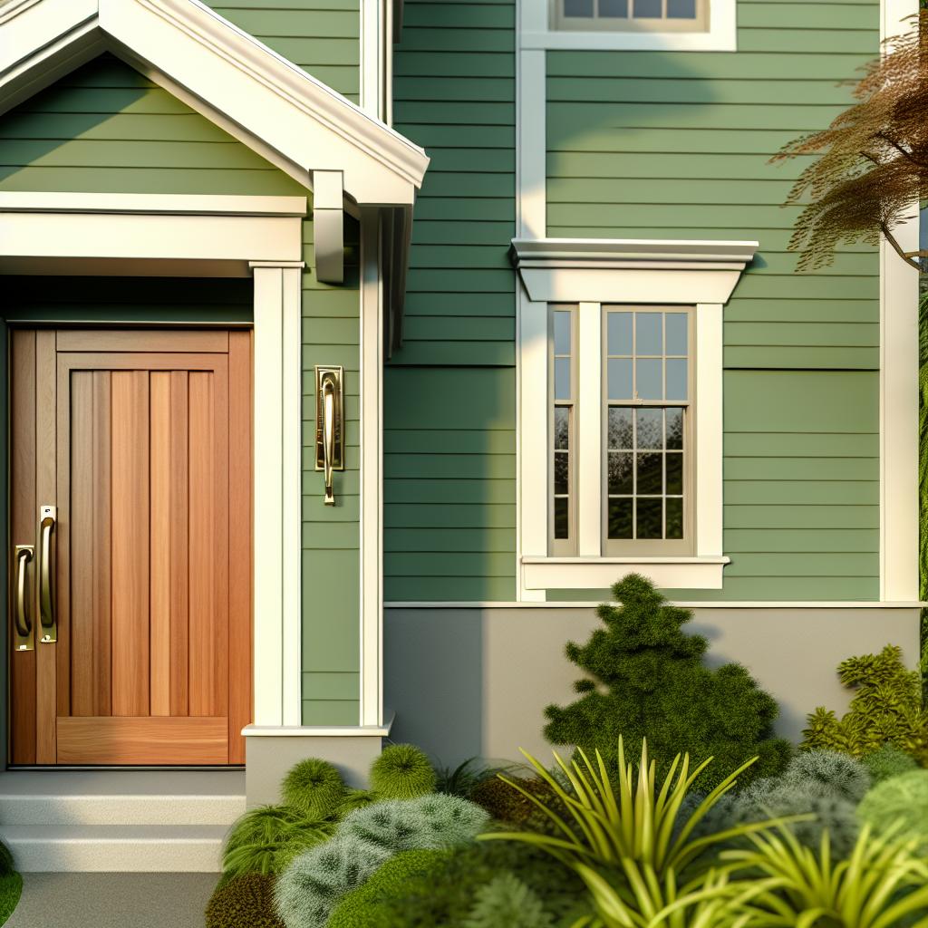 Verde Sálvia e Texturas Naturais: Um Refúgio Campestre - inspiração