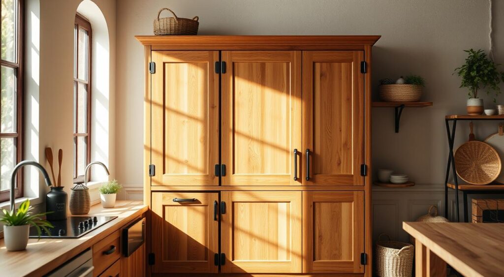 Cozinha Rústica com Armários de Demolição: Charme e Sustentabilidade! - inspiração