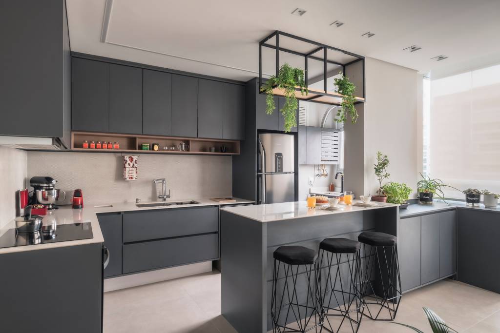 Cozinha Compacta Industrial: Soluções Inteligentes para Apartamentos - detalhe