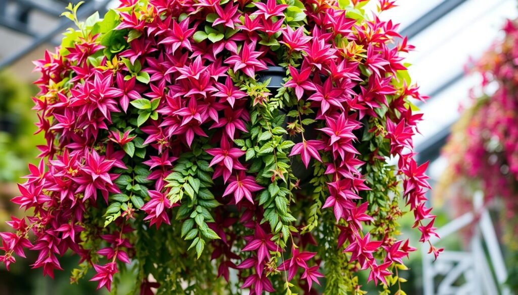 Vincas Suspenses: Cascatas de Flores para Sacadas Ensolaradas - ideia