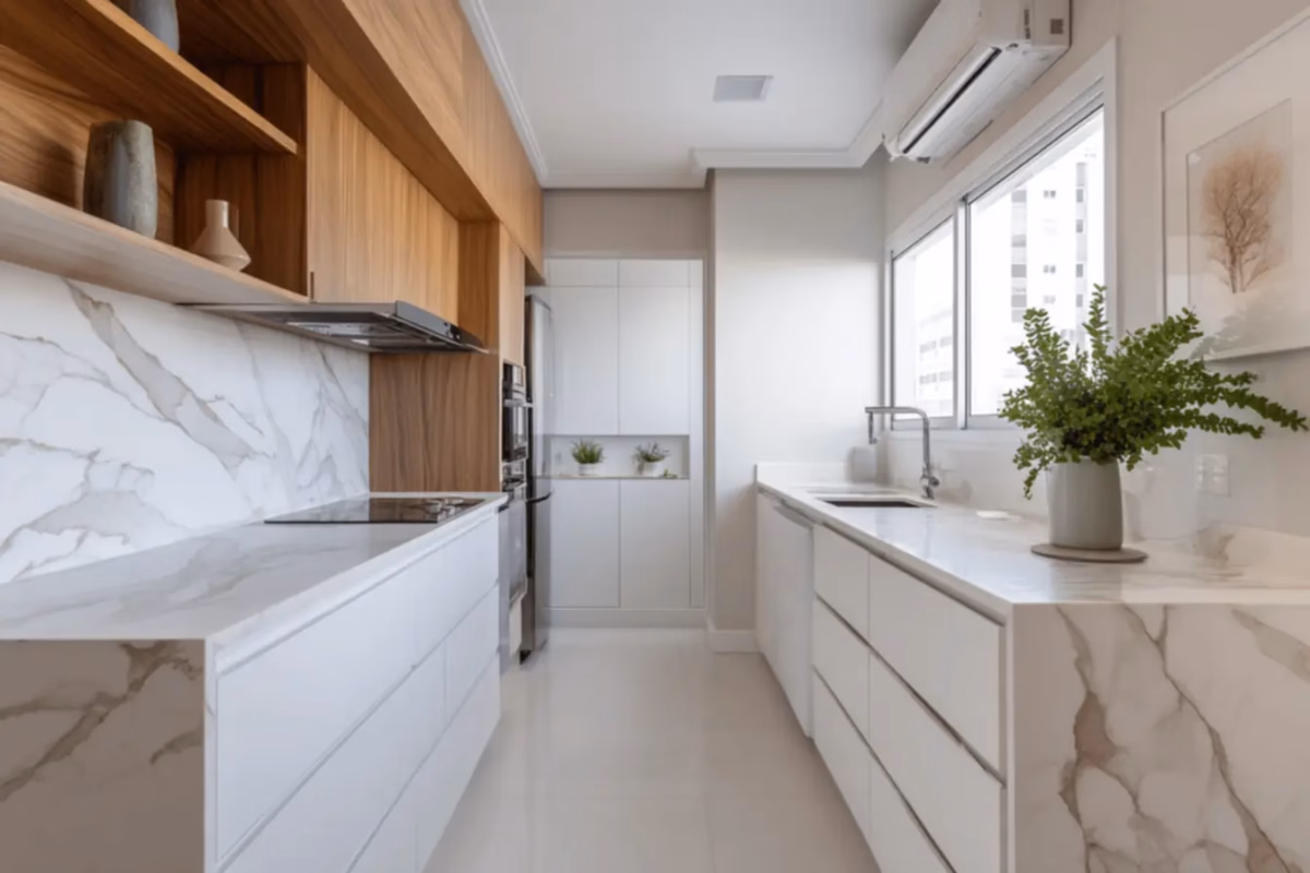 Luxo e Sofisticação com Espelhos e Cristais - detalhe