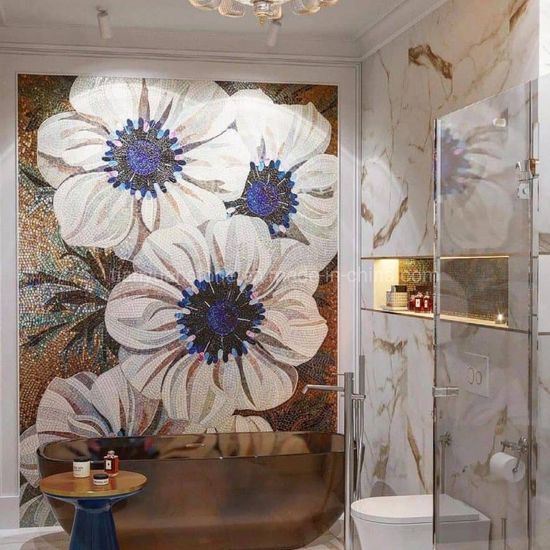 Mosaicos artísticos: personalize suas paredes com desenhos únicos - detalhe