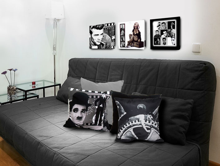 Almofadas Temáticas e Mantas Aconchegantes: Maratona com Estilo! - ideia