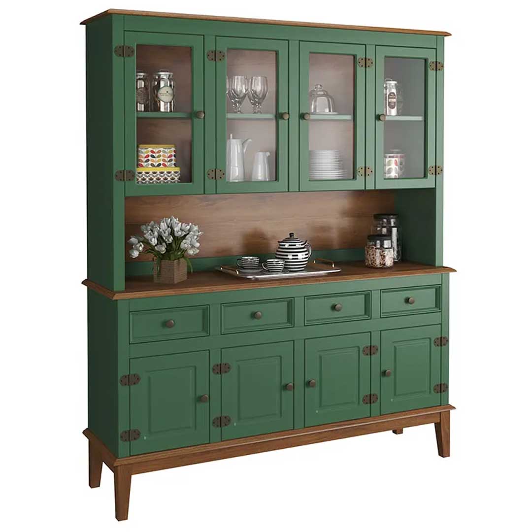 Armário Retrô com Puxadores Coloridos - inspiração