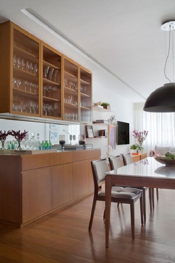 Buffet de Madeira Rústica: Aconchego e Elegância em Cada Detalhe - ideia