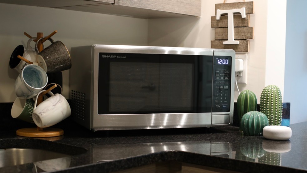 Micro-ondas de Inox Brilhando: A Mistura Secreta do Brilho Perfeito! - ideia