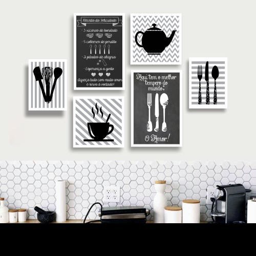 Composição de Quadros em Preto e Branco: Elegância Minimalista - detalhe