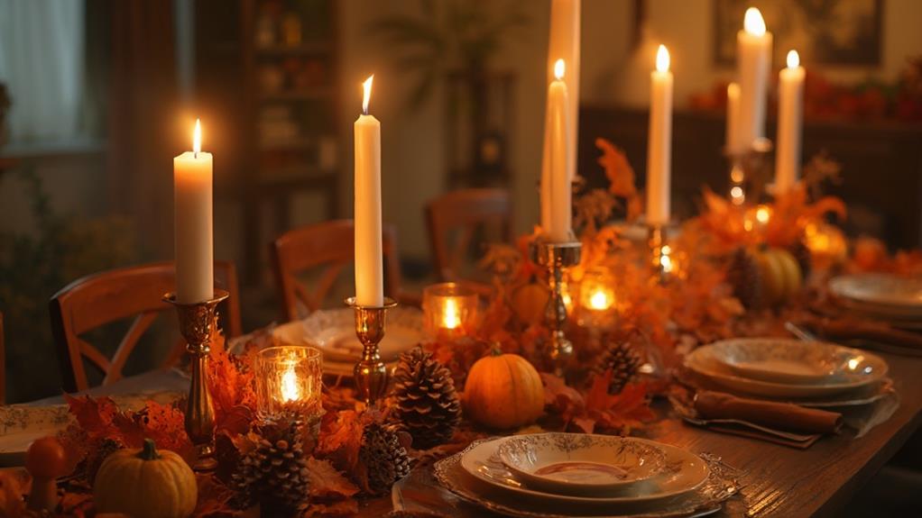 Toque Romântico: Flores Secas, Velas e Luz Suave - inspiração