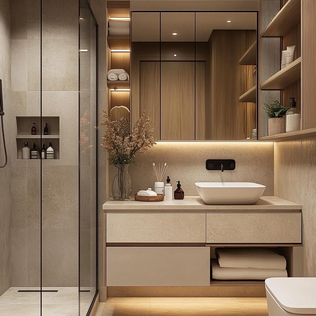 Nichos Funcionais: Organize com Estilo (Sem Quebrar a Parede!) - detalhe