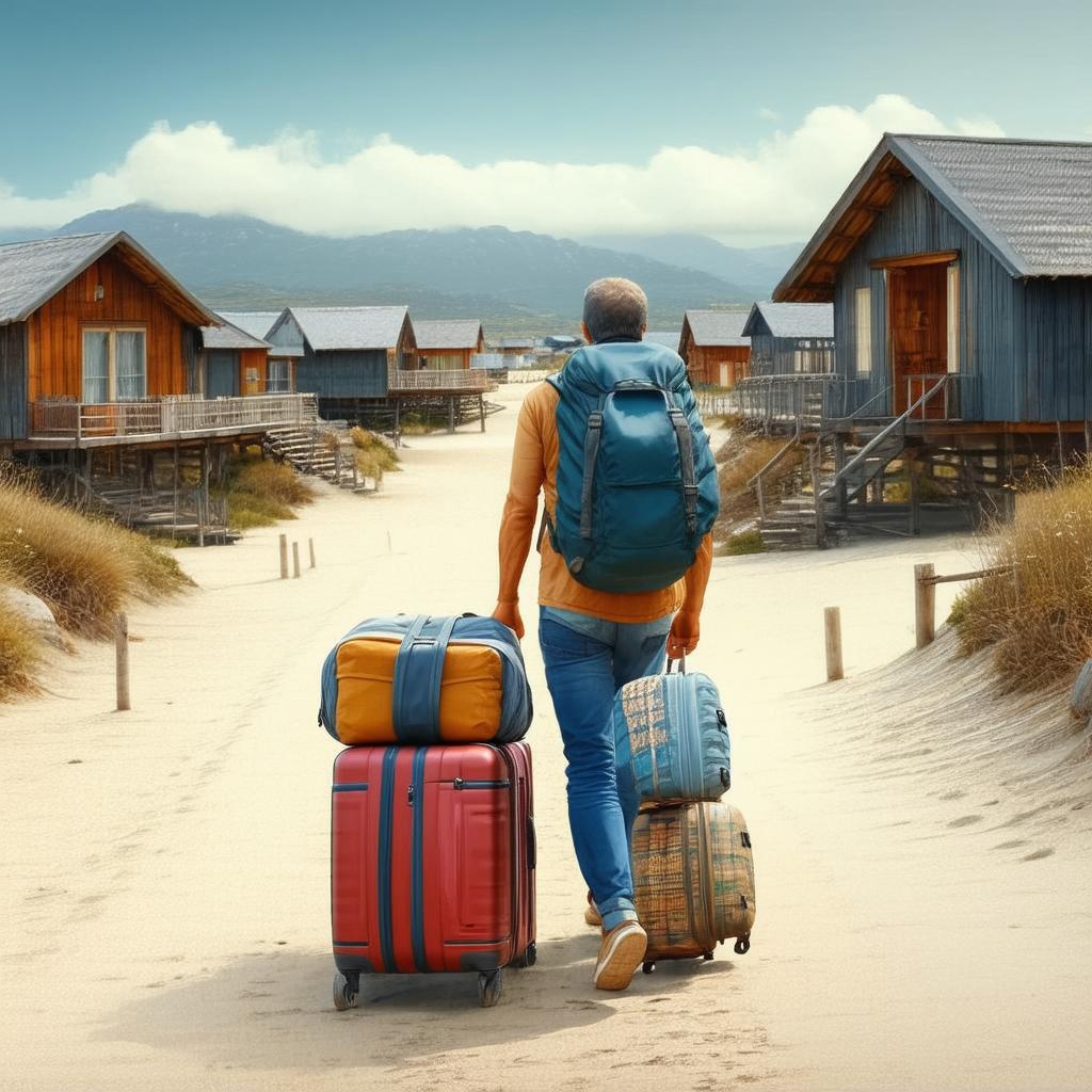 Malas organizadas por cor: praticidade e estilo em movimento - ideia