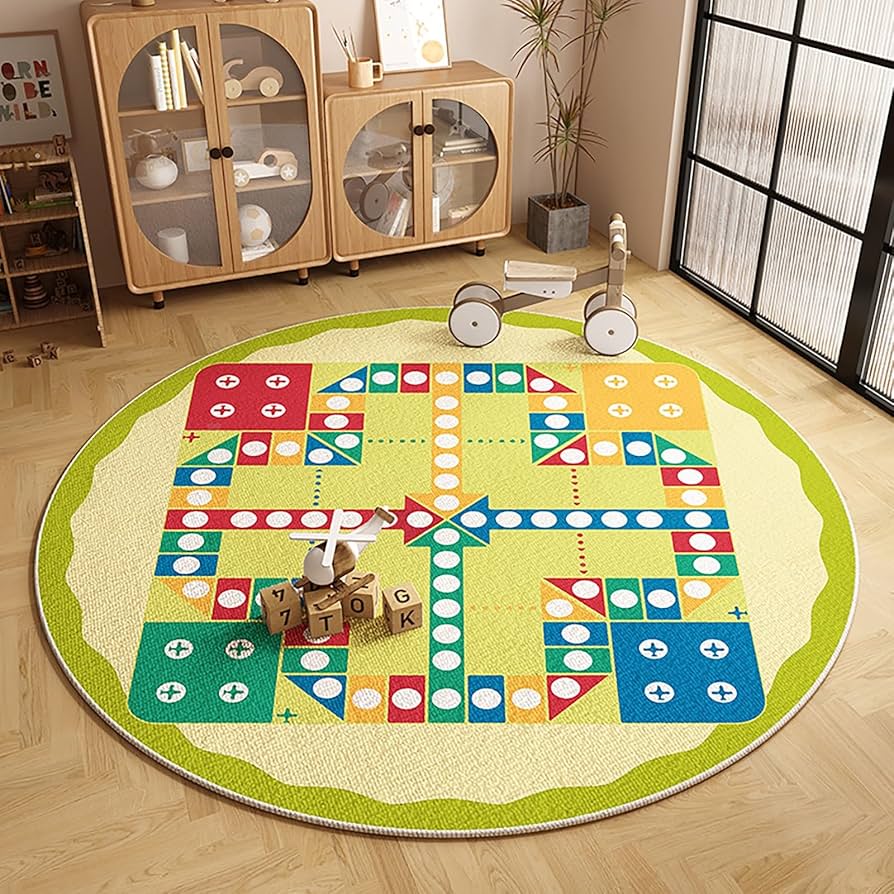 Piso Antiderrapante Colorido para Quartos Infantis Super Divertidos - inspiração