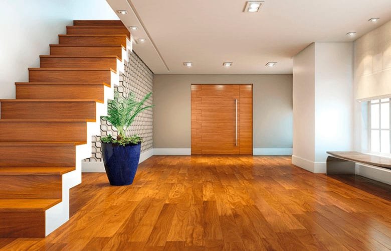 Piso Flutuante e Cores Vibrantes nas Paredes: Contraste Alegre - inspiração