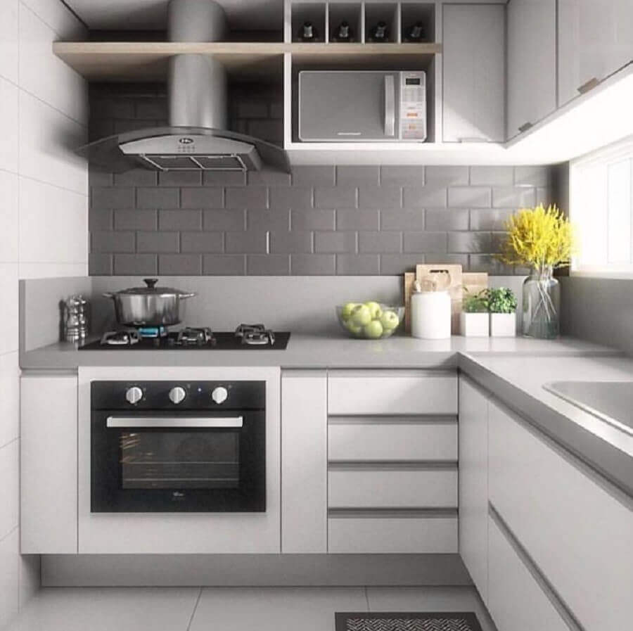 Cozinha Planejada com Azulejos Hidráulicos: Charme e Personalidade - detalhe