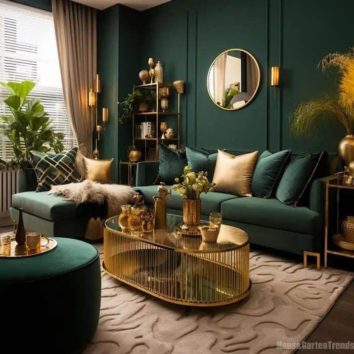 Verde Oliva e Detalhes em Cobre: Sofisticação Industrial - inspiração