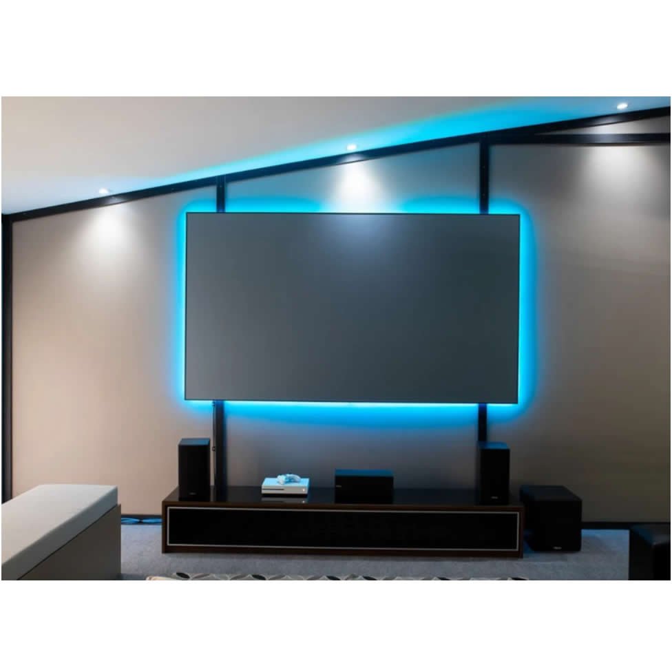 Tela de Projeção Fixa com Iluminação LED Perimetral - inspiração