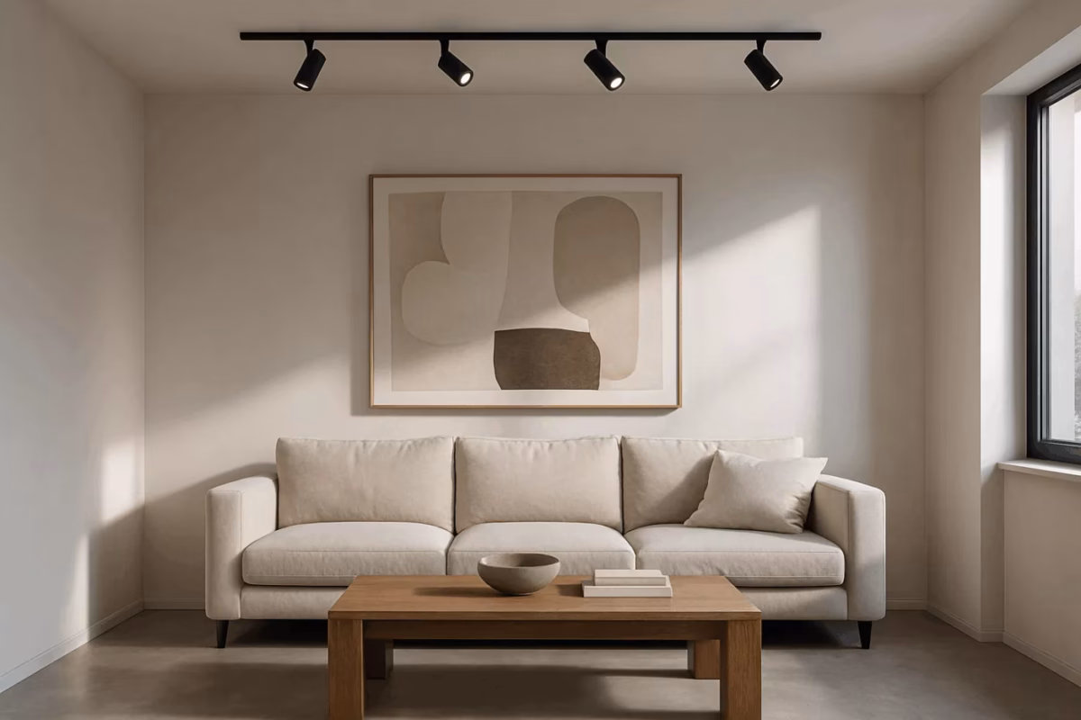 Trilho com Espelhos: Amplie e Ilumine Seus Espaços com Inteligência - detalhe