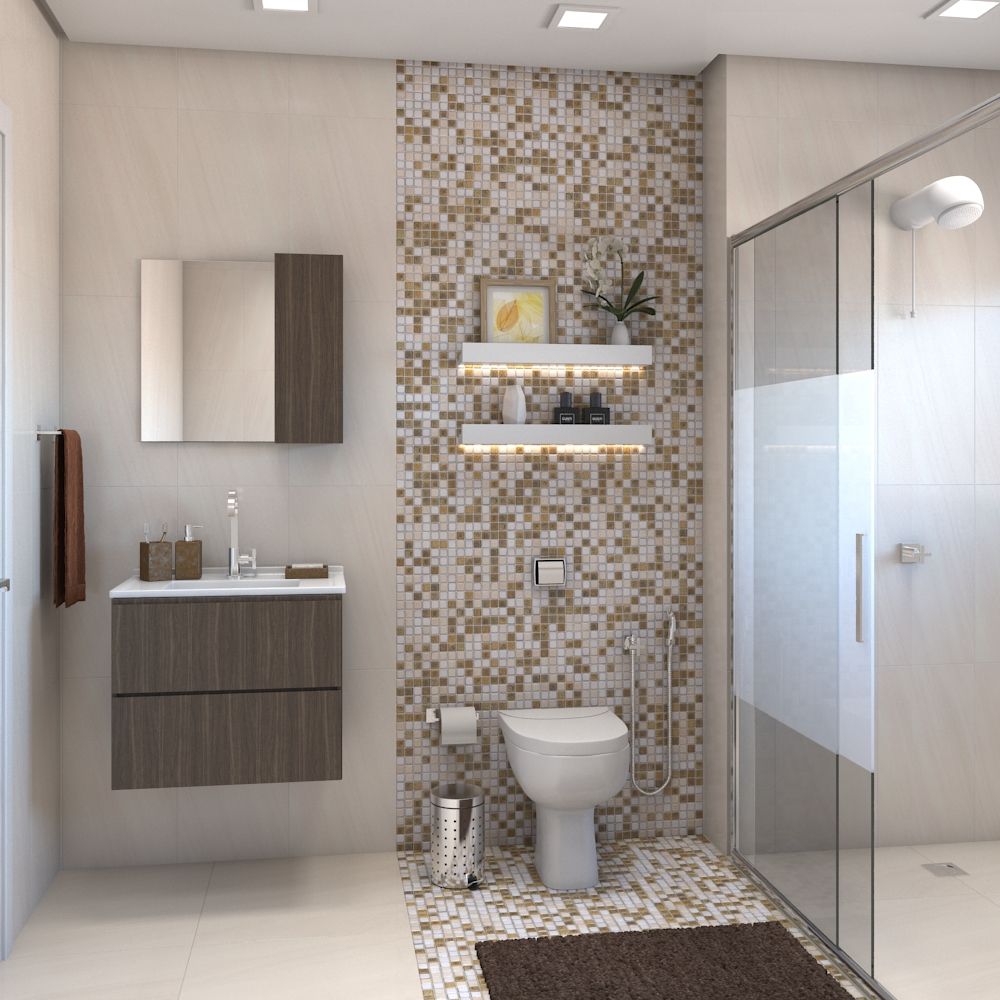 Pastilhas que Imita Pedras Naturais: Um Refúgio Relaxante e Sofisticado - inspiração