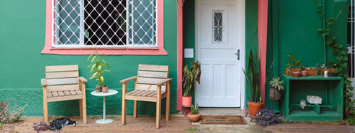 Verde Sálvia e Texturas Naturais: Um Refúgio Campestre - ideia