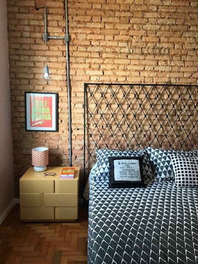 Estilo Industrial Moderno com Detalhes em Metal e Tijolinho Aparente - ideia