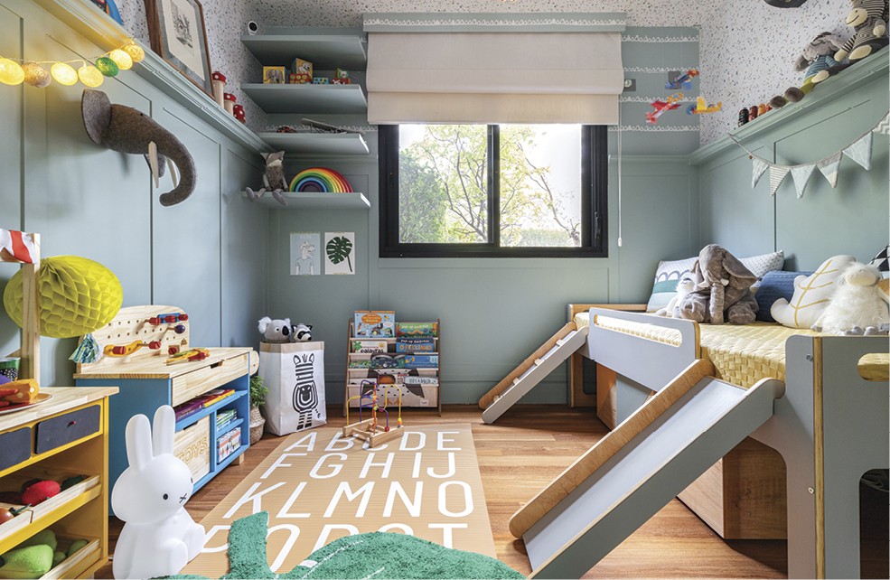 Sinfonia de Cores: Decoração de Quarto com Paleta Vibrante - ideia