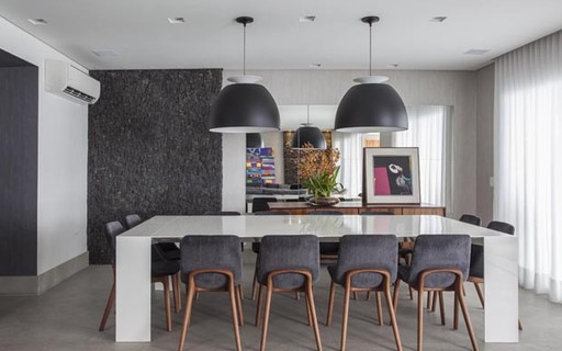 Integrada à Cozinha Americana para Otimizar Espaços - inspiração